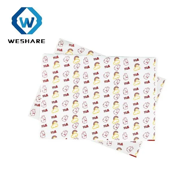 Silicone de papier de cuisson de couleur personnalisée